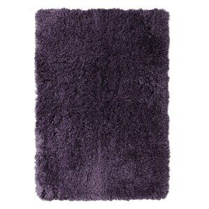 NEW Clara Clark Bath Mat Non-Slip Backing Rubber Eggplant Purple 20" x 32"